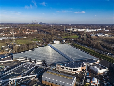 Solarthermische Klärschlammtrocknungsanlage 