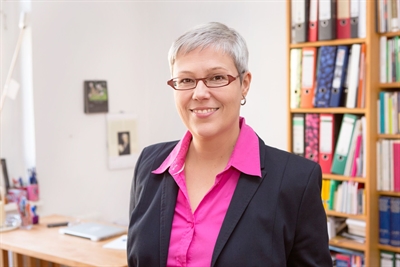 Die Referentin: Sozialwissenschaftlerin, Politikberaterin und Expertin für die Istanbul-Konvention, Karin Heisecke   -   Foto: Elfi Greb