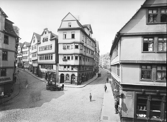 Blick in die Kasseler Altstadt um 1894