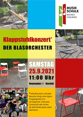 Plakat Klappstuhlkonzert