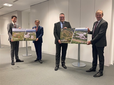 Pressekonferenz Hochwasserschutz in Marl 