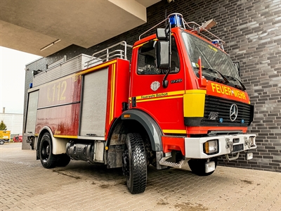 Ausgemustertes Feuerwehrauto aus Bocholt für Irak-Hilfe