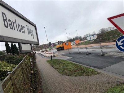 Baustelle Barloer Weg / Krankenhaus