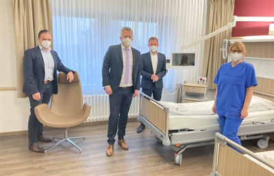 Eröffnung Kurzliegerstation D1 Dortmund-Brackel - Patientenzimmer