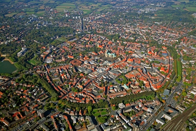 Luftbild von Münster