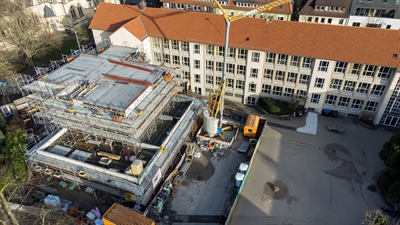 Luftaufnahme Kreuzschule