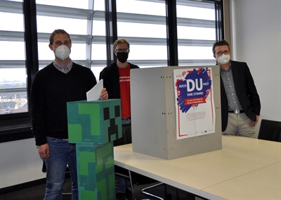 So könnte ein U18-Wahllokal aussehen