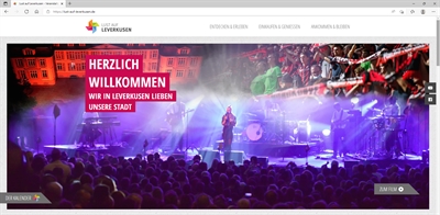 Die runderneuerte Stadtmarketing-Website macht Lust auf Leverkusen