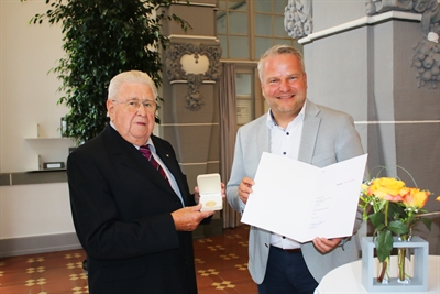 Sportplakette für Gerhard Krug
