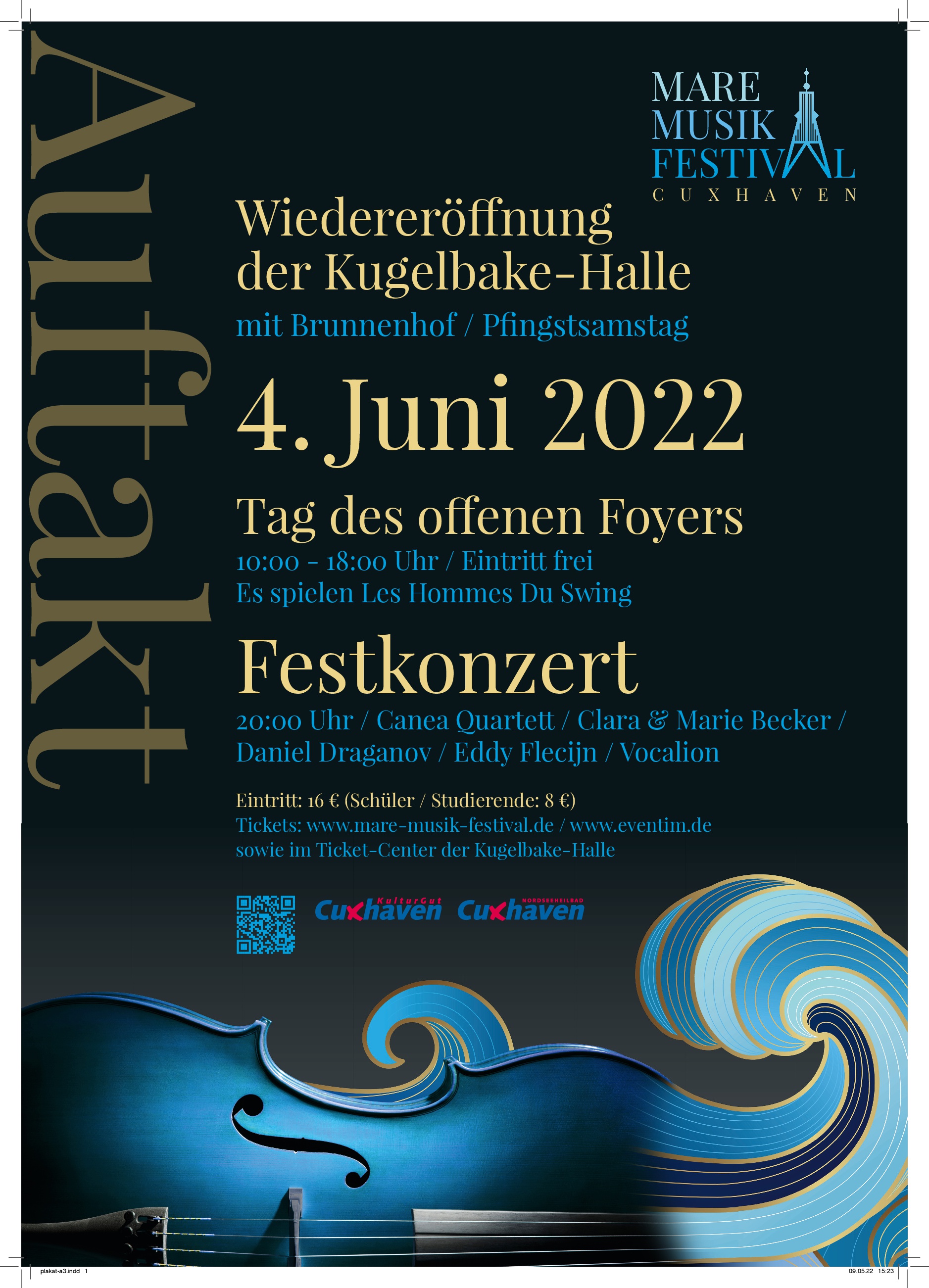 MareMusikFestival - Das Festkonzert in der Kugelbake-Halle