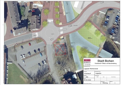 Sperrung Parkplatz für Aa-Terrassen