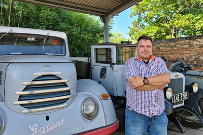 Sammlungsleiter des Technikmuseums Dr. Christian Marlow 