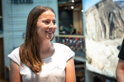 Carina Hoven darf sich über ein neues E-Bike freuen