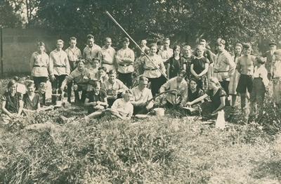 Historische Aufnahme Wanderverein Bocholt 1928