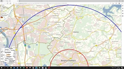Überwachungszone teilweise auf Leverkusener Gebiet