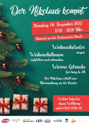 Plakat Nikolaus im Friedhofsviertel