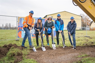 Spatenstich Wertstoffhof Silberbergweg