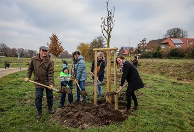 Pflanzung Streuobstwiese Kamen