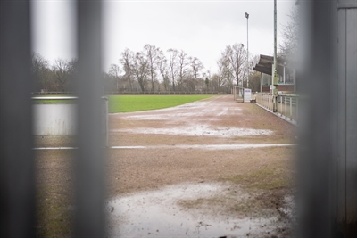 Die städtischen Rasenplätze sind wetterbedingt gesperrt