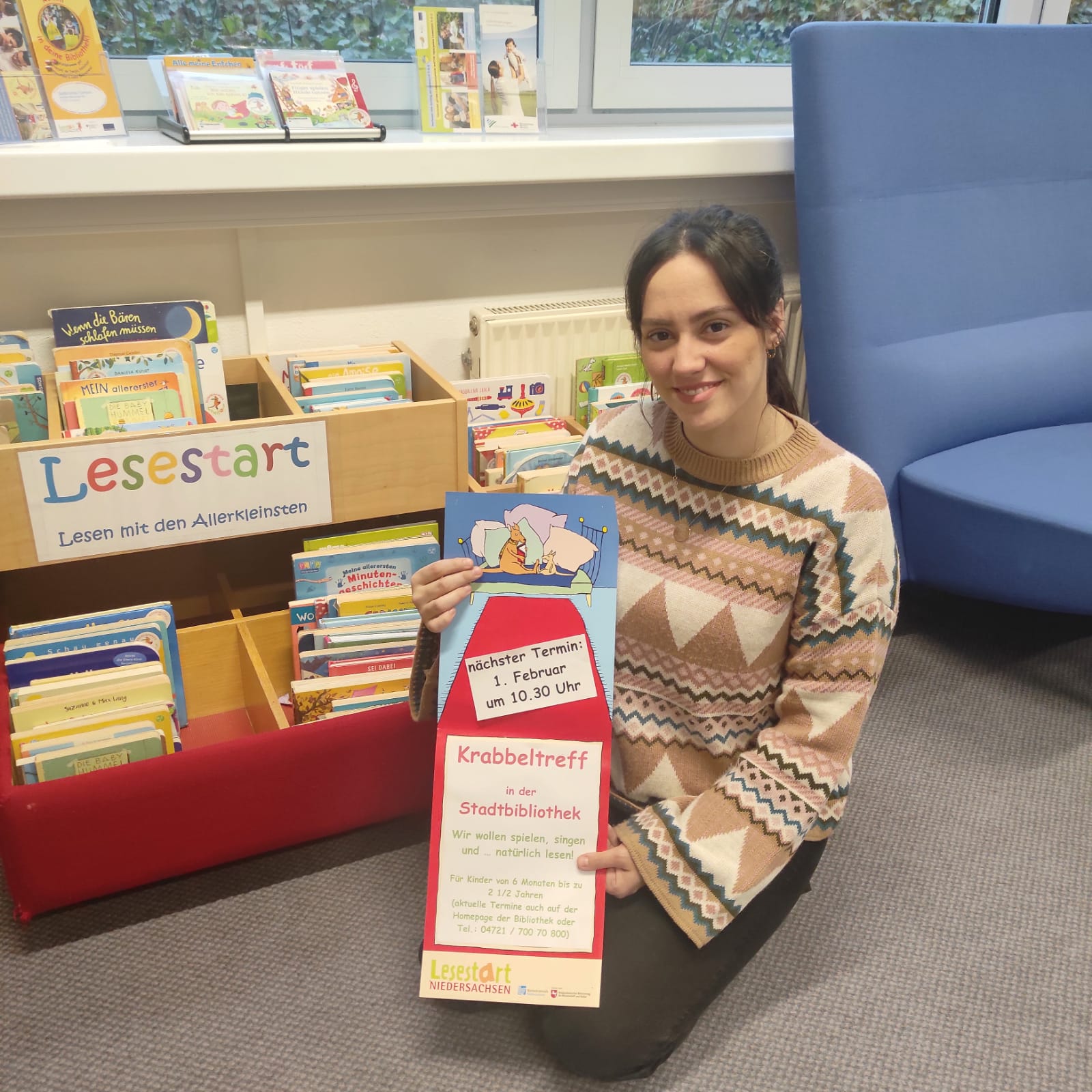 Wieder Krabbeltreff in der Cuxhavener Stadtbibliothek