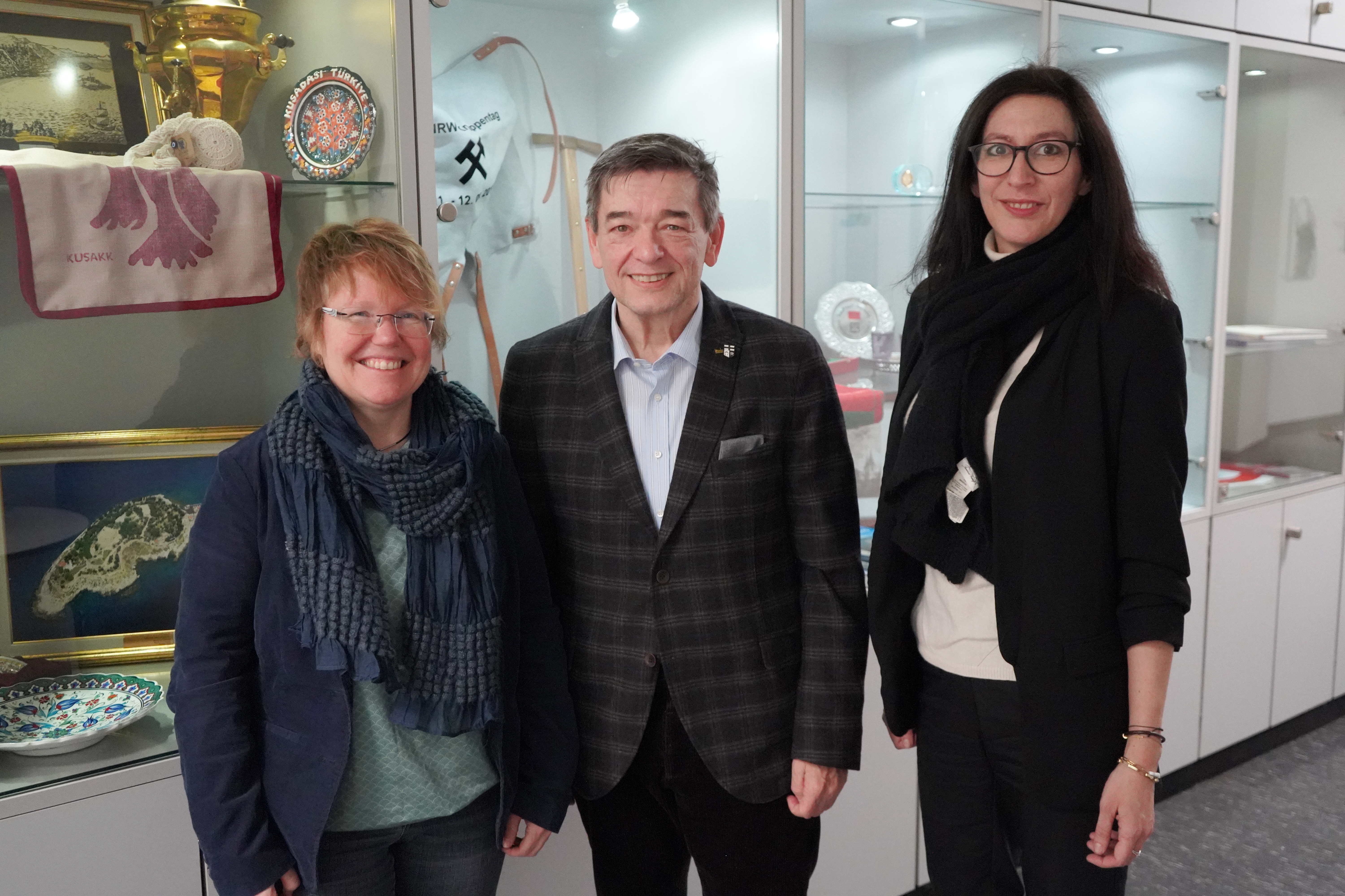 Bürgermeister-Jahresgespräch mit esm-Vertreterinnen - Daniela Kirschkowski und Julia Beckmann im Stadthaus zu Gast