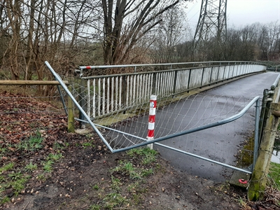 Vandalismus Emscher-Auen