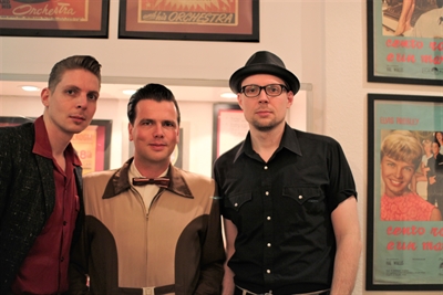 Authentischen 50er Jahre Rock'n'Roll, Rockabilly, Rhythm and Blues liefern The Ballroom Rockets. Künstlerfoto