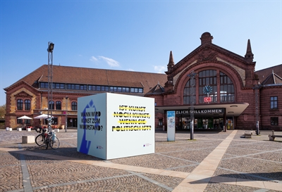 Quader am Hauptbahnhof Osnabrück