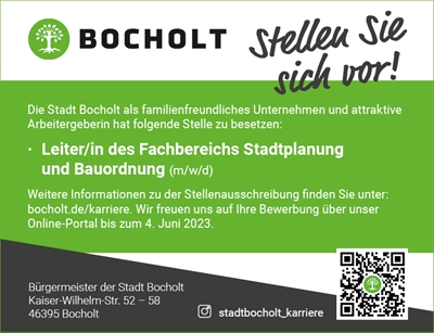 Stellenanzeige 13.05.2023