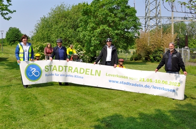 Werben gemeinsam fürs STADTRADELN