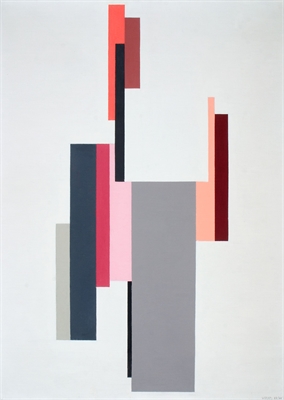 Figuration Z, Walter Dexel, 1964, Öl auf Leinwand, Städtisches Museum Braunschweig