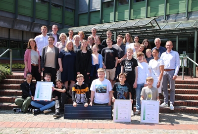 Bei den weiterführenden Schulen belegten das Gymnasium Remigianum Borken, die Herta-Lebenstein-Realschule in Stadtlohn und die Losbergschule in Stadtlohn die ersten drei Plätze.