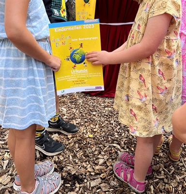 Kindermeilen 2023 Urkunde