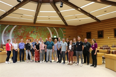 Klimaschutzmanager der NRW-Kreise trafen sich im Kreishaus