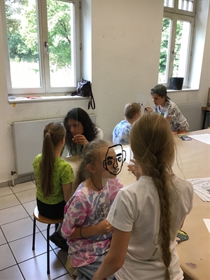 Portraitzeichnen am Museum Morsbroich
