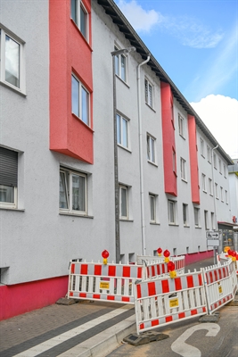 Provisorische Straßenbeleuchtung