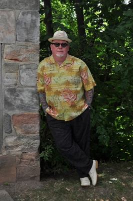 HepcatCarsten ist in der Rock´n Roll-Szene wohlbekannt und wird am Wochenende auf Burg Altena das Programm moderieren und sicherlich auch Einiges von seinem Wissen preisgeben. Foto: Fritzsche