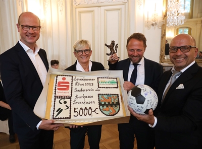 Leverkusener Löwe für Renate Wolf