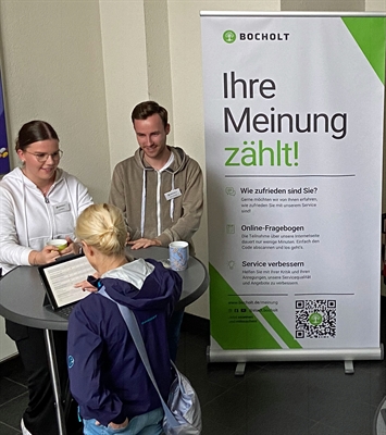 Umfrage zur Kundenzufriedenheit
