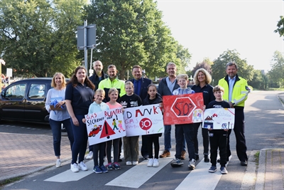 Pressefoto Verkehrssicherheitsaktion