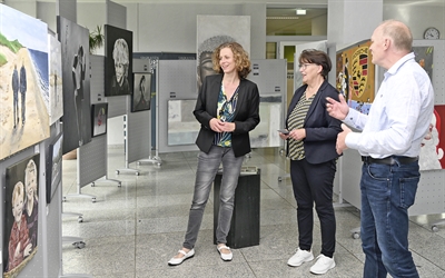 Kunstausstellung Foyer