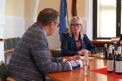 OB Borris im Gespräch mit dem Ukrainischen Botschafter