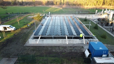 Photovoltaikanlage Kläranlage 
