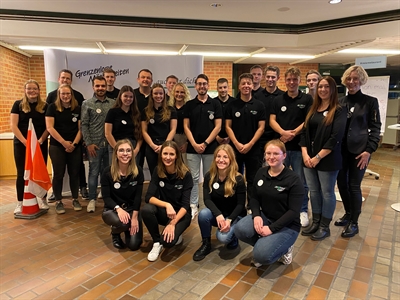 Auch in diesem Jahr nimmt die Borkener Kreisverwaltung bei der „Nacht der Ausbildung 2023“ am Donnerstag, 16. November 2023, teil. Das Foto zeigt das Team des Kreises aus dem Jahr 2022. 