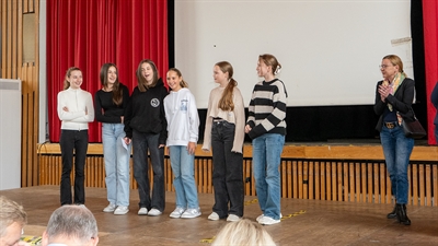Ehrung Landessportfest Volleyball Mädchen Gevelsberg