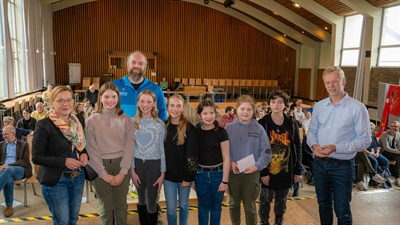 Ehrung Landessportfest Judo Mädchen Witten