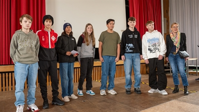 Ehrung Landessportfest Volleyball Jungen Gevelsberg