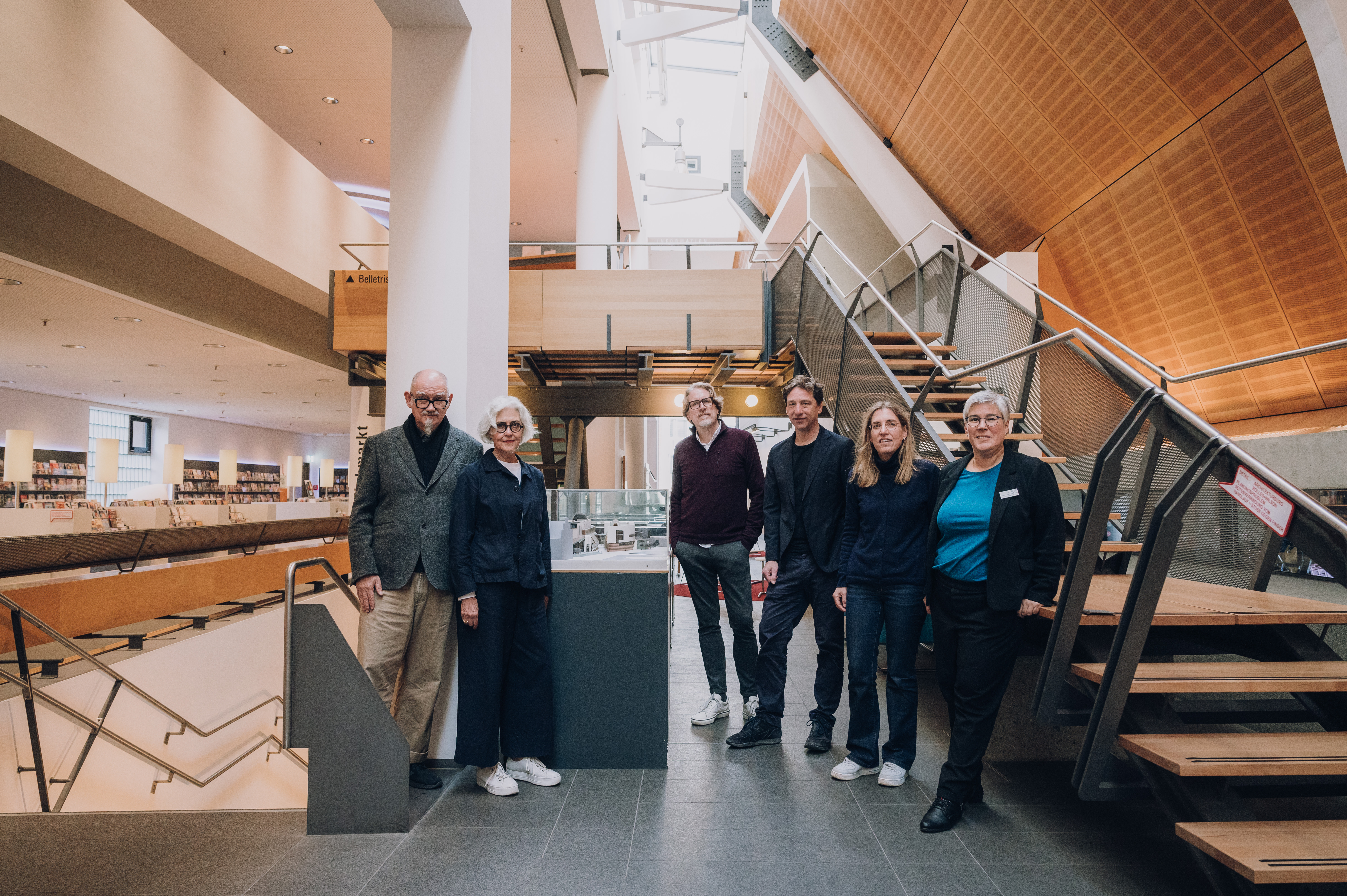 Architektur-Attraktion am Alten Steinweg: Der Neubau der Stadtbücherei Münster feiert 30. Geburtstag - Jubiläum mit Ausstellung, Führungen und A-Z Architekturabend