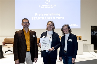 Preisübergabe STADTRADELN 2023
