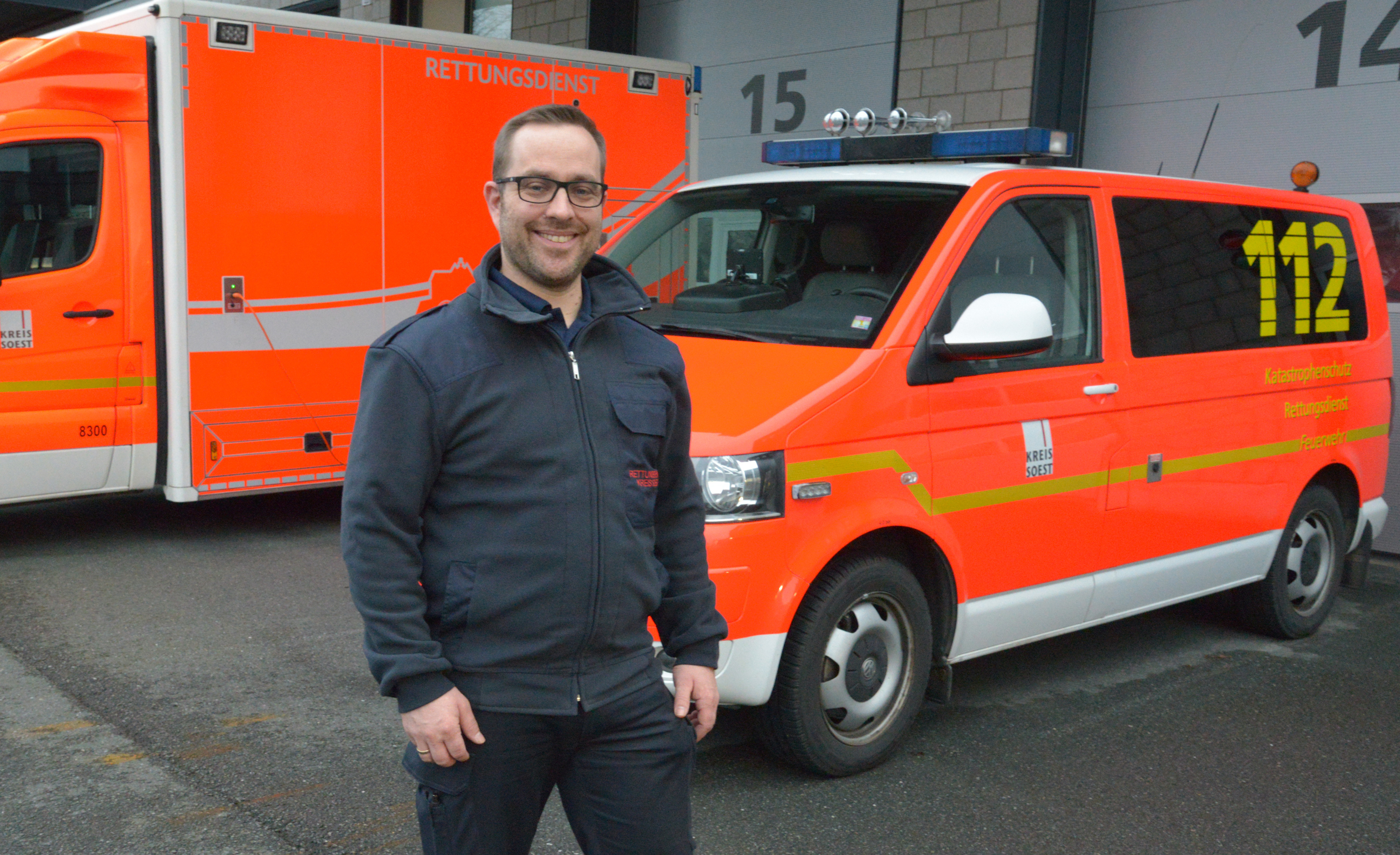 Ralf Paul neuer Abteilungsleiter Rettungsdienst - Für schnelle Hilfe im Notfall sind beim Kreis rund 250 Kolleginnen und Kollegen zuständig